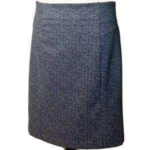 Michael Kors Signature Gold Zip Skirt Black SZ M